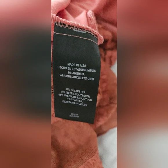 Vintage Rust Burnt Orange Lace Dress Size Medium- Read Below 🌟 - Picture 8 of 9